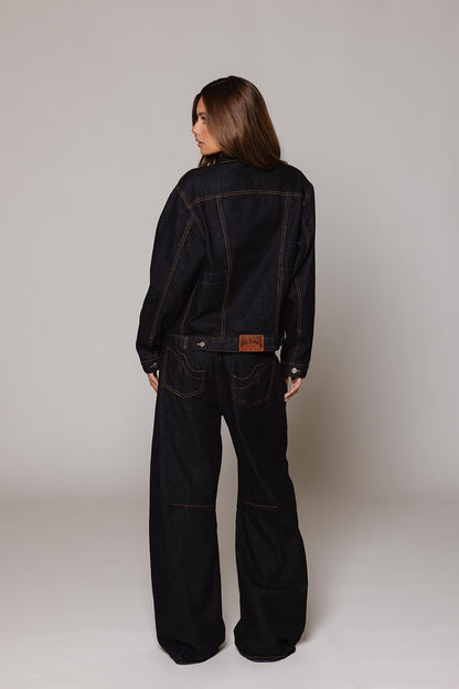 Patch Wide Leg Jeans VIP